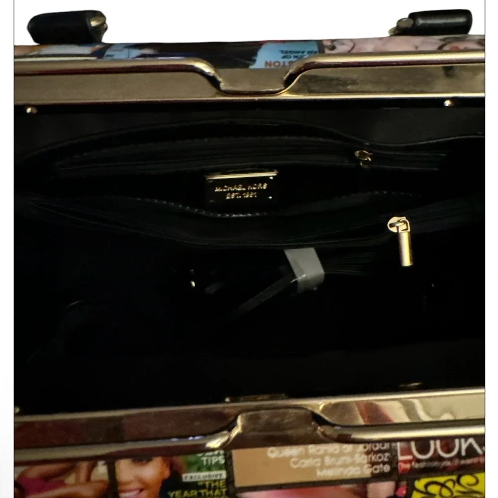 Michael Kors Multicolor Magazine Print Women's Bag